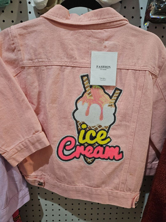 Pink  Jean Jacket, Medium