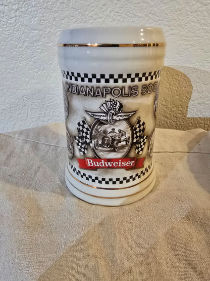 Budweiser Budweiser King of Beers "H" Series Early Transportation Lidded Stein #14071, 5.5 x 4