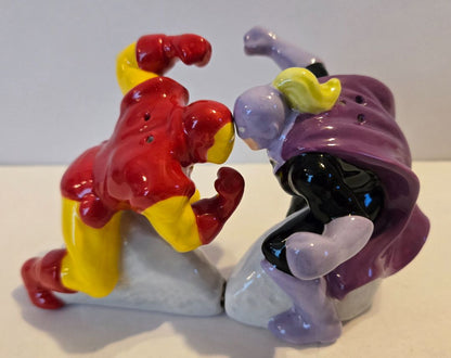 Westland Giftware Ironman vs. Whiplash Salt and Pepper Shakers
