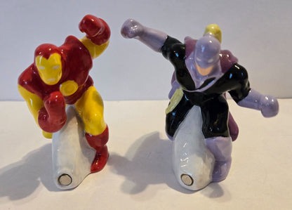 Westland Giftware Ironman vs. Whiplash Salt and Pepper Shakers