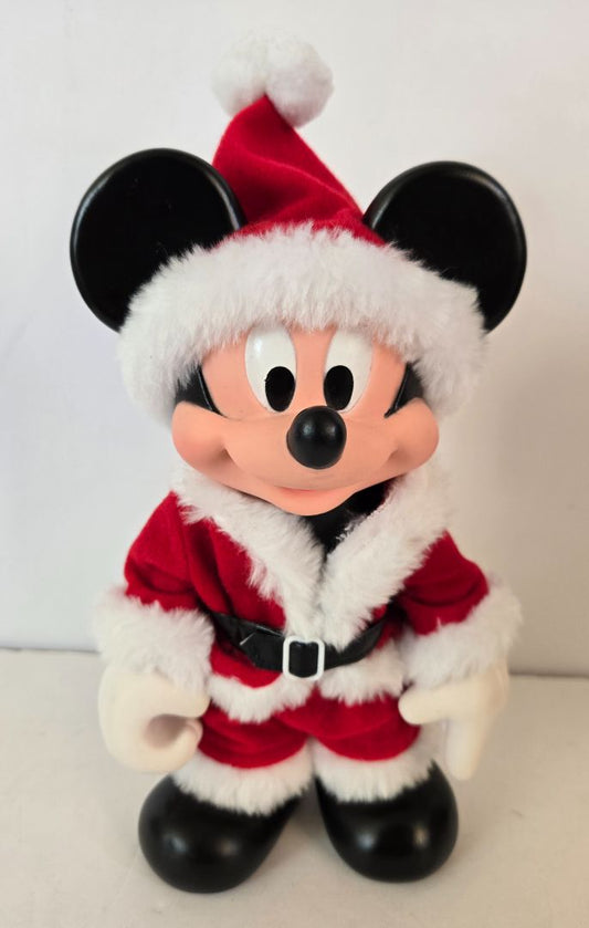90s Disney Arco Mickey Mouse Santa Claus 12" Poseable