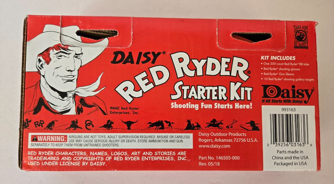 Red Ryder Starter Kit Daisy Shooting Set