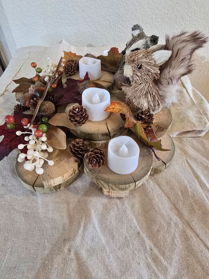 Orange Handmade Thanksgiving Center Piece, 14 x 11 x 7