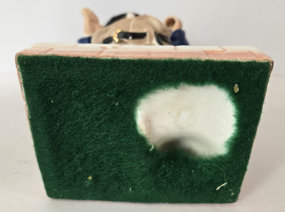 50's Shields Firth Avenue Ceramic Hobo Clown Figurine/Organizer