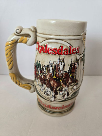 80's Budweiser Clydesdale Stein
