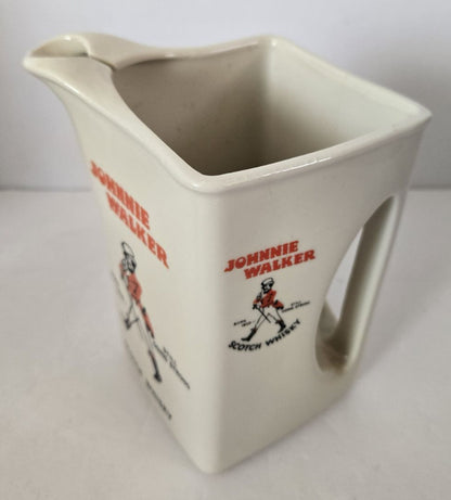 Johnnie Walker Scotch Whisky pitcher 6"