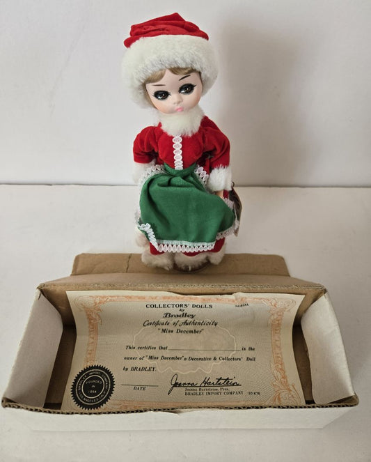 Bradley Dolls Miss Dec. Darlin’s of the Month with Tag & COA