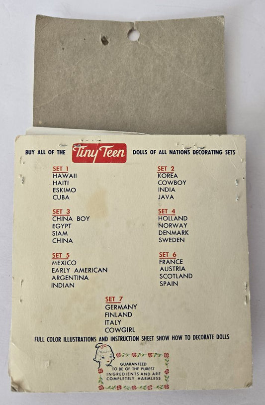 Tiny Teen Decorating Set-Dolls of All Nations