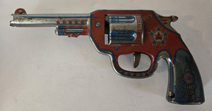 1930's Wyandotte 5-Star Tin Litho Toy Dart Gun
