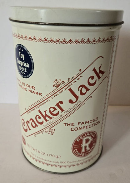 1980 Cracker Jack Vintage Tin