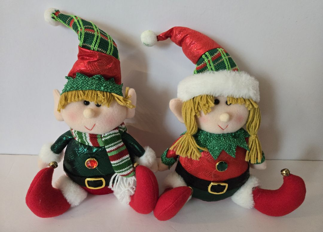 Boy and Girl Elves Plush - PAIR