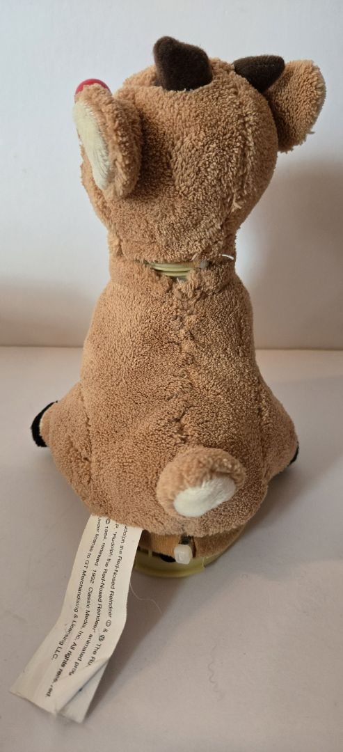 Singing Rudolph Plush