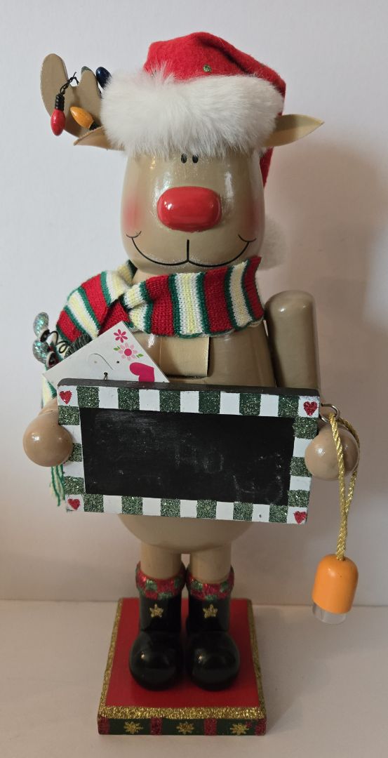 Reindeer Wooden Nutcracker