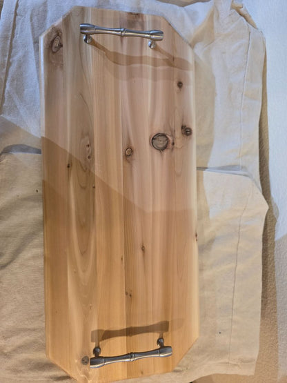 Wood Handmade Large Cheese Board, 22 x 9 x 3