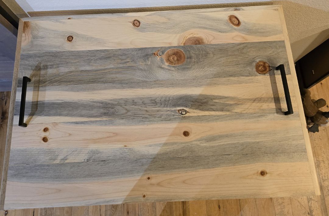 Wood Handmade Stove Top Cover, 32 x 22 x 2