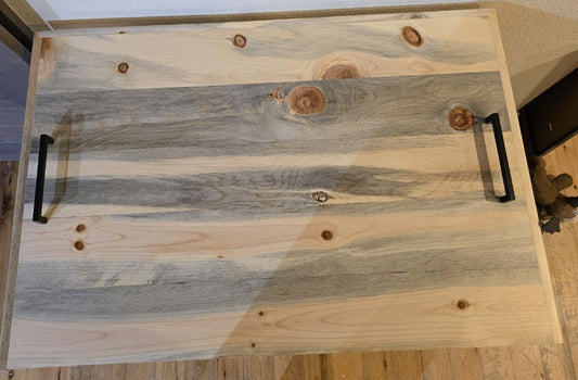 Wood Handmade Stove Top Cover, 32 x 22 x 2