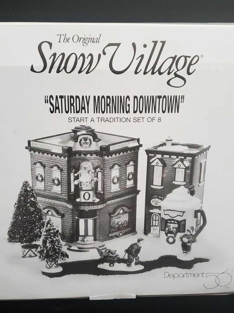 Snow village by Studio 56 Saturday Morning Downtown