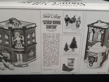 Snow village by Studio 56 Saturday Morning Downtown