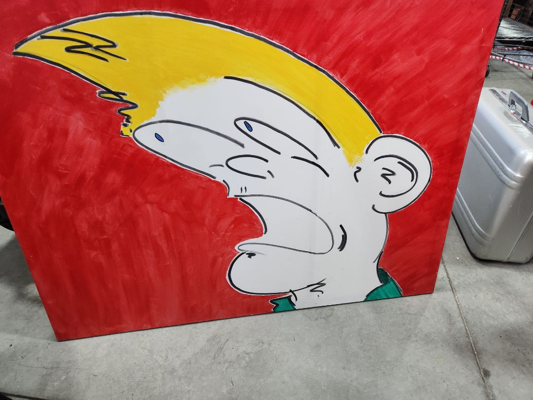 Big Hair-Big Mouth Painting