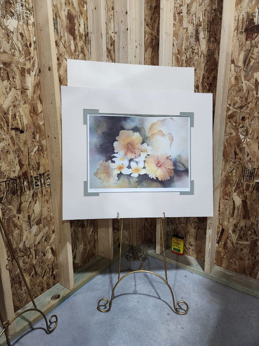 Print- " Hibiscus and Plumeria "by Mary McNayer