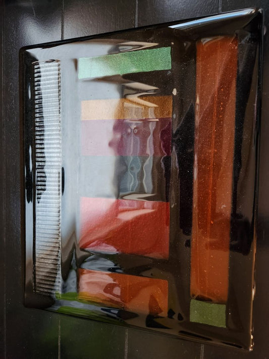 Fused Glass desk protector