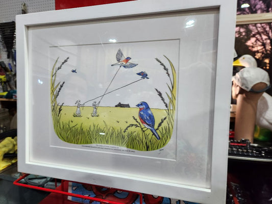 "Birds of America " Cartoon print Jessica White