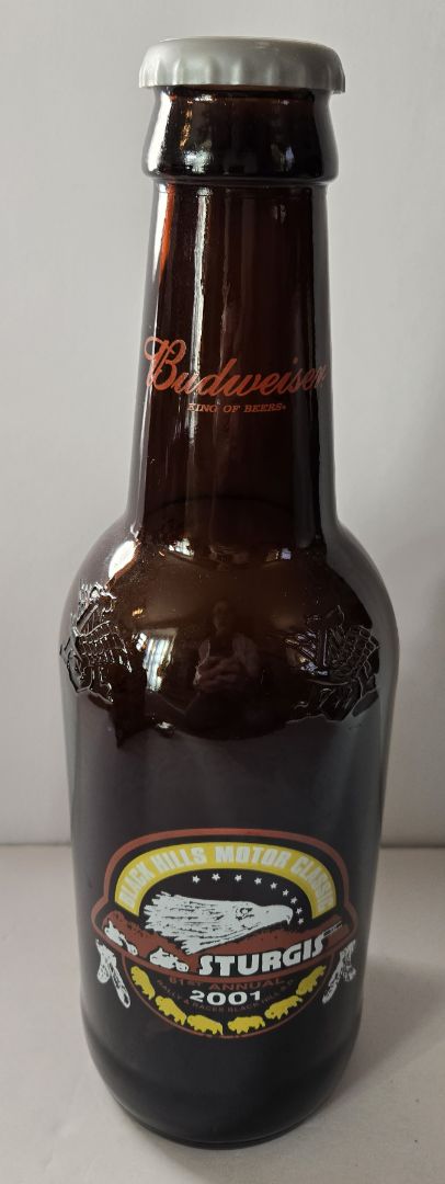 2001 Sturgis Budweiser Bottle Large