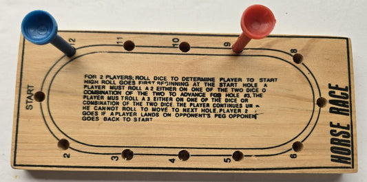 Horse Race Peg Game