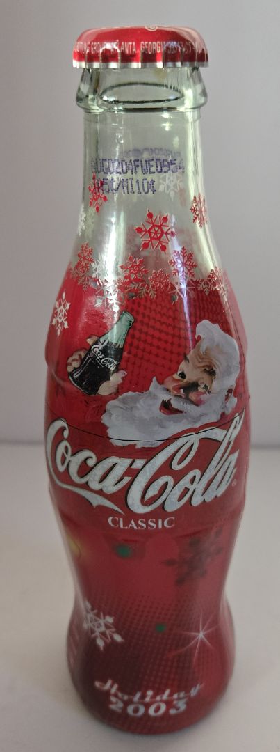 2003 Holiday Coca-Cola Bottle New
