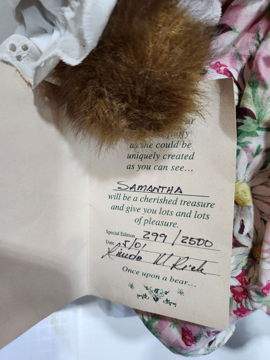 Teddy Bear- Once upon a Bear- Signed