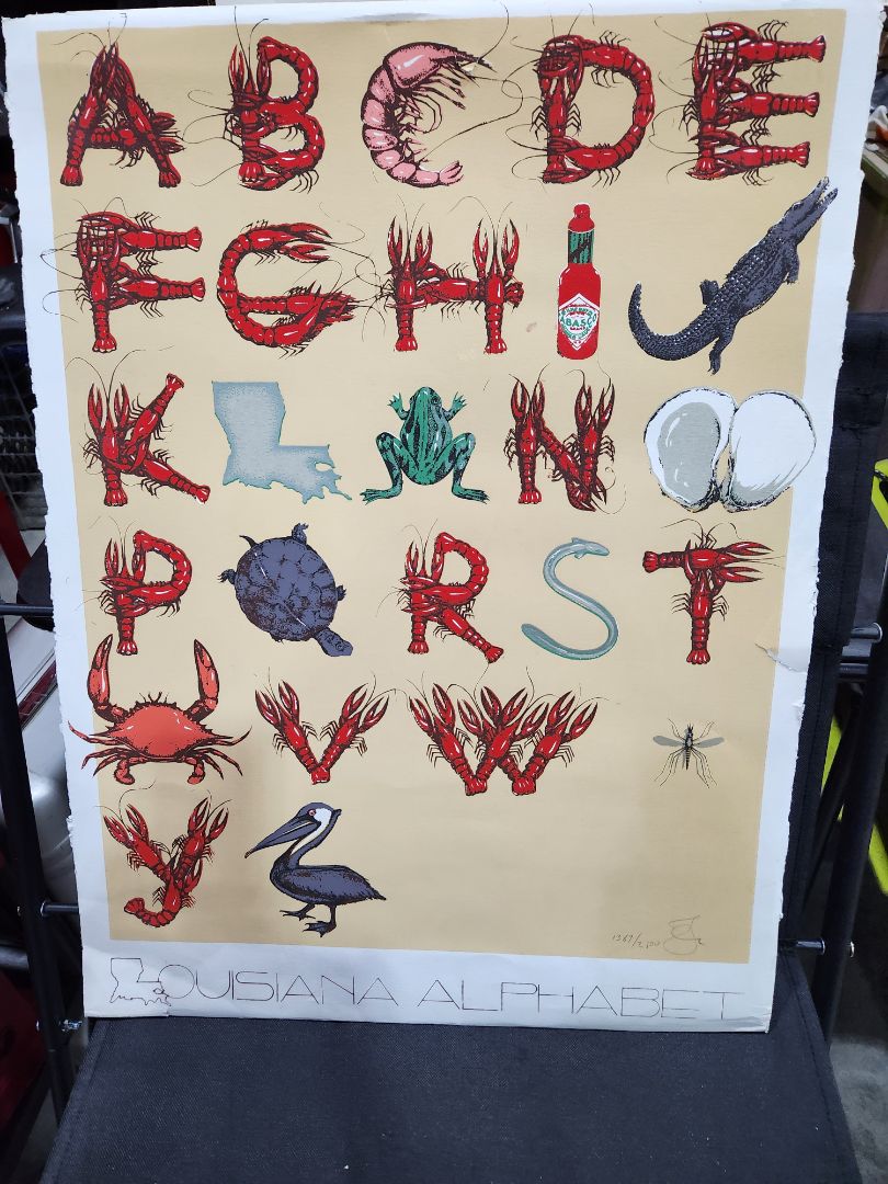 Print- Louisiana Alphabet