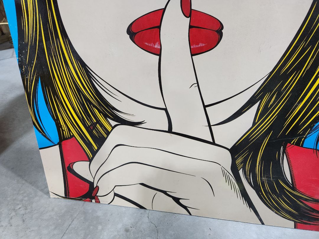 Vintage- "Sssshhn" hard Poster 1990'sDeborah Azzopardi