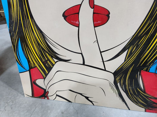 Vintage- "Sssshhn" hard Poster 1990'sDeborah Azzopardi