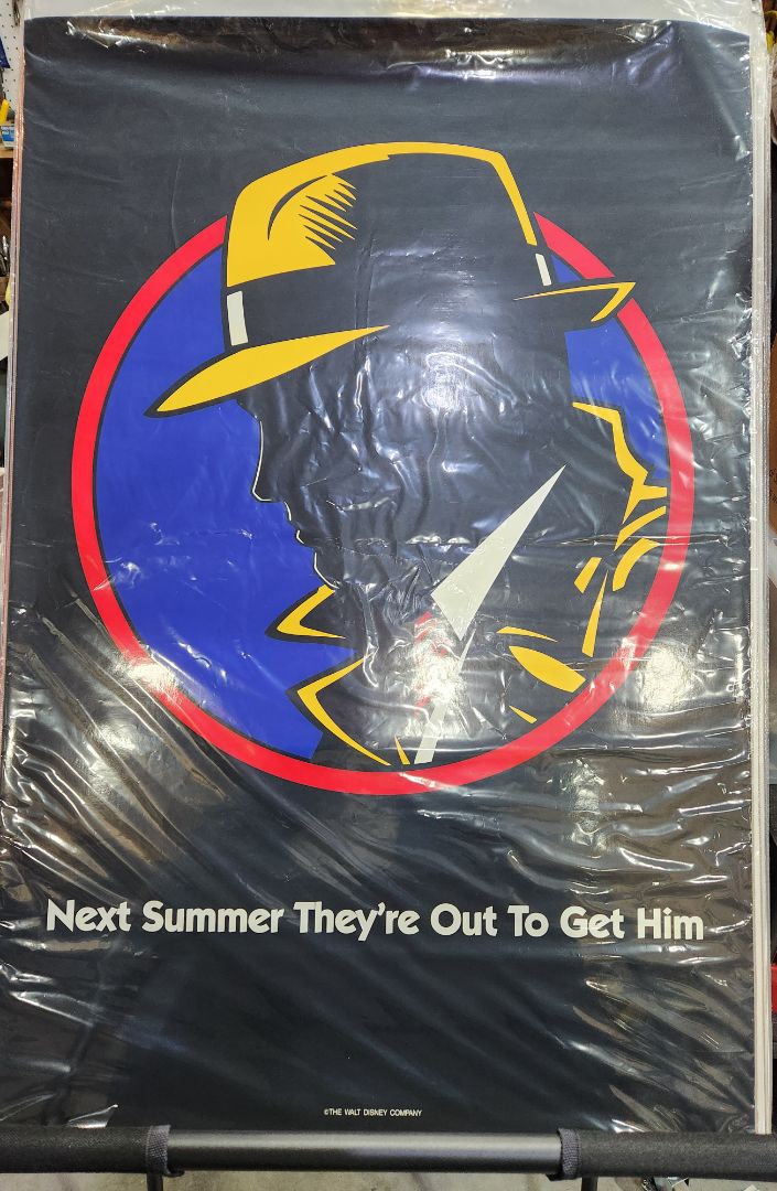 Rolled- Preowned- Used in Movie Theatre Original Movie Poster- 1990 Dick Tracy- Next Summer ...