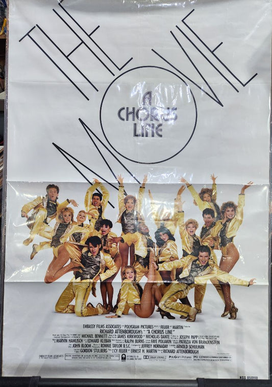 Rolled- Preowned- Used in Movie Theatre Original Movie Poster-Chorus Line