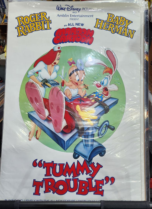 Rolled- Preowned Original Movie Poster- 1989 Tummy Trouble