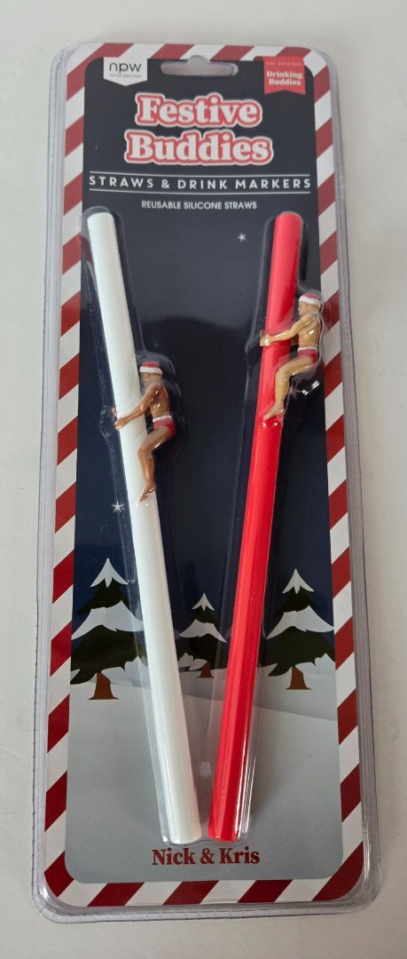 Festive Buddies Straws