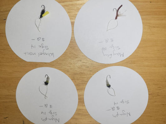 Varied Custom Fishing flies, Varied