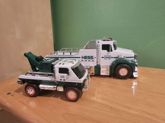 White & Green Hess Hess Truck, 2019