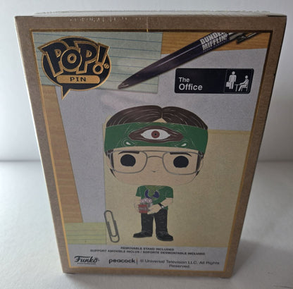 Funko Pop Pin Dwight Shrute as Recyclops