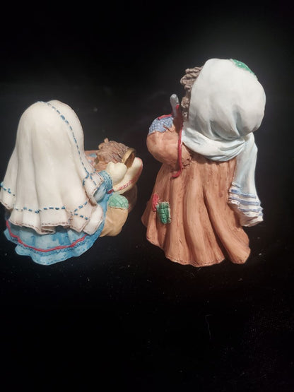 Enesco Cute as a button Joseph,Mary and Jesus