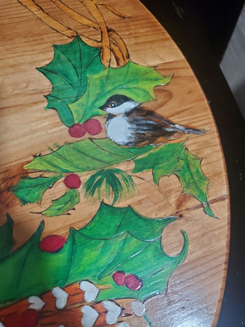 Handpainted lazy susan