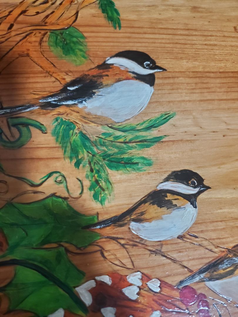 Handpainted lazy susan