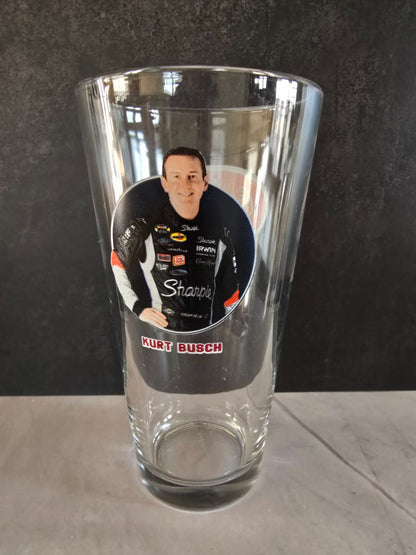 Coca Cola NASCAR Kurt Busch Coca-Cola Racing Family 7" Glass, 7