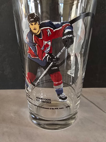 Arby's - HHLPA Colorado Avalanche Arby's Collector Series Glass 2004 Foote/Blake, 405