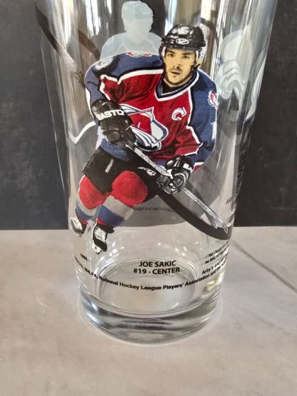 Arby's - HHLPA Colorado Avalanche Arby's Collector Series Glass 2004 Kariya/ Sakic
