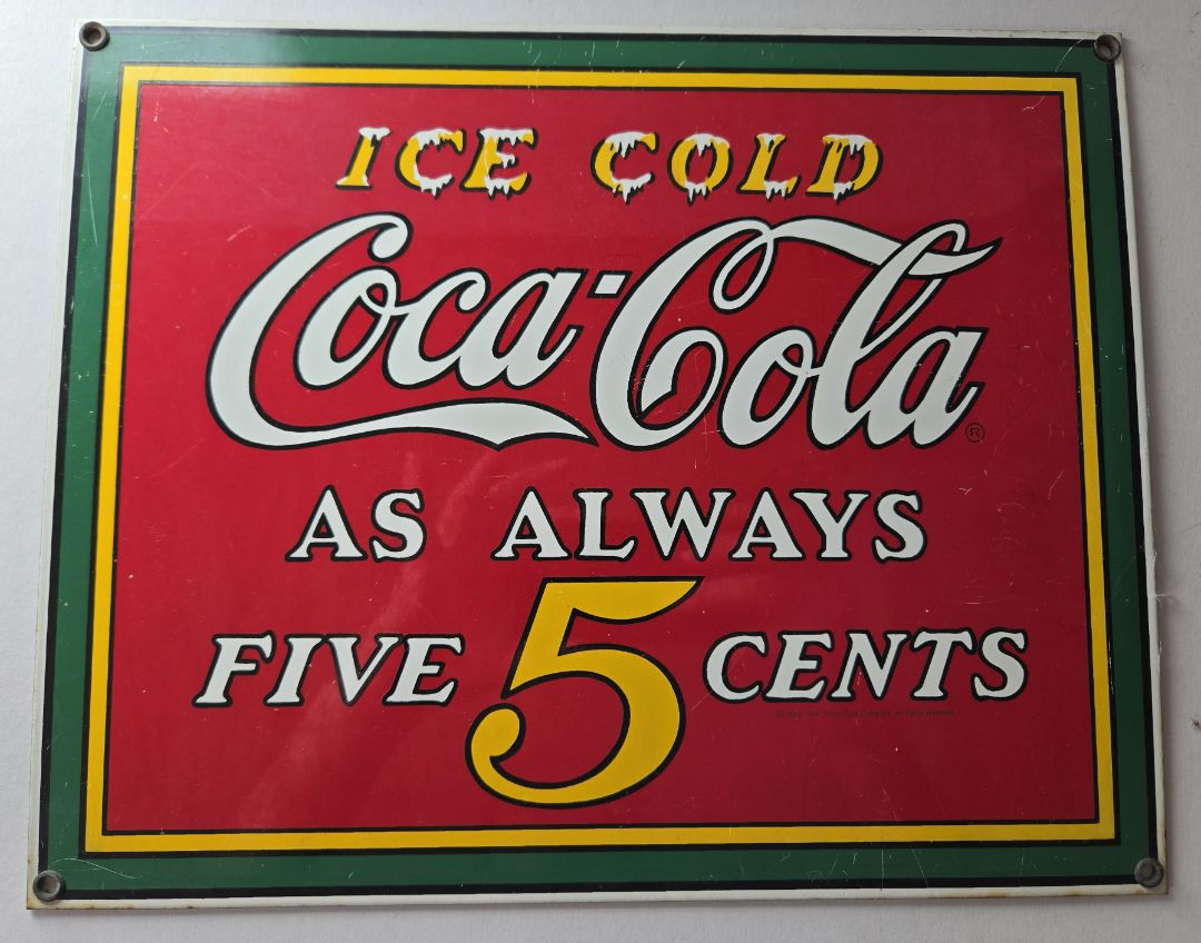 Ice Cold Coca-Cola Sign
