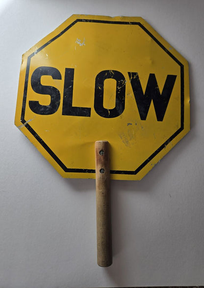 Stop/Slow Handheld Sign