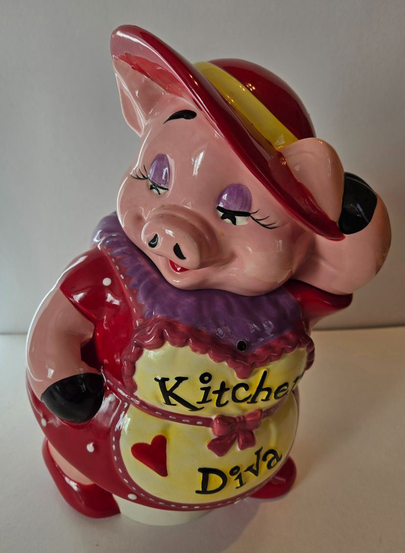 Kitchen Diva Cookie Jar
