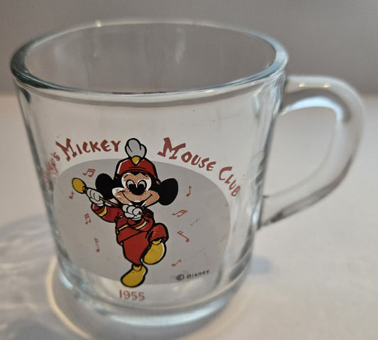 Mickey Mouse Club Glass Mug